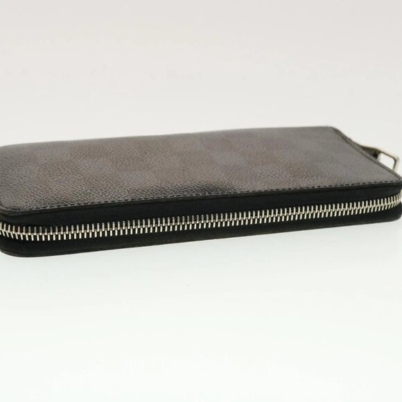 LOUIS VUITTON Damier Graphite Zippy Wallet Vertical N63095 LV Auth 42471 - Picture 5 of 15